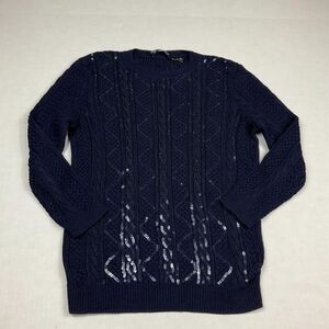Lauren Ralph Lauren Navy Sweater with Sequins